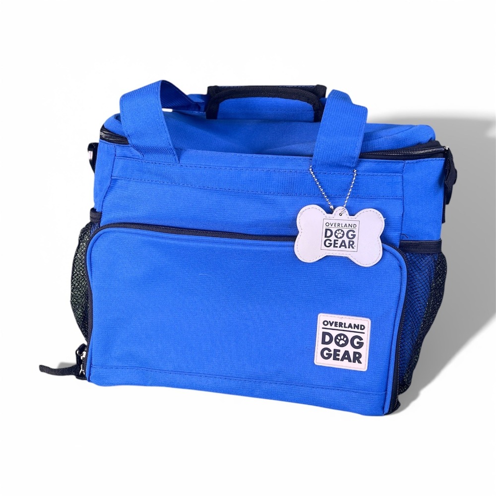 Overland Dog Gear Week Away Blue Insulated Mobile Travel Pet Food Carrier Bag
